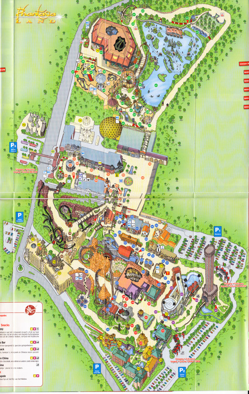 Phantasialand - 2010 Park Map